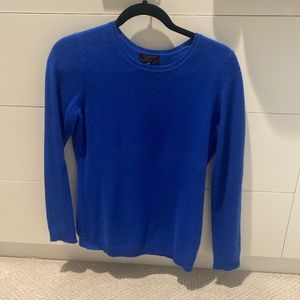 Bright blue sweater